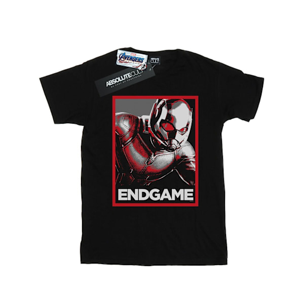 Marvel Girls Avengers Endgame Ant-Man Poster Bomull T-shirt 9-1 Black 9-11 Years