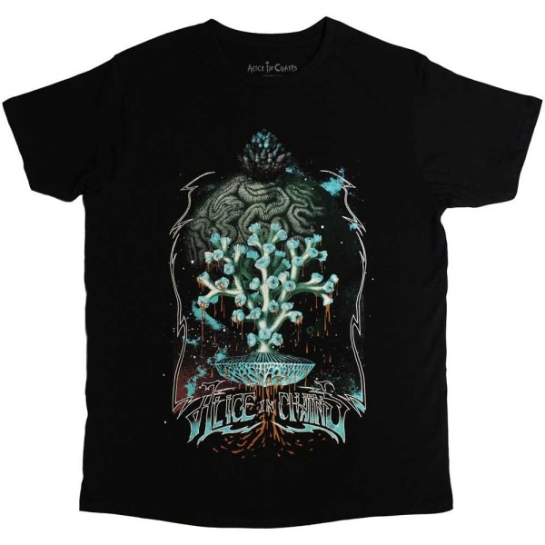 Alice In Chains Unisex Adult Spore Planet T-Shirt L Svart Black L