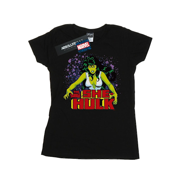 Marvel Womens/Ladies The Savage She-Hulk Bomull T-shirt M Svart Black M