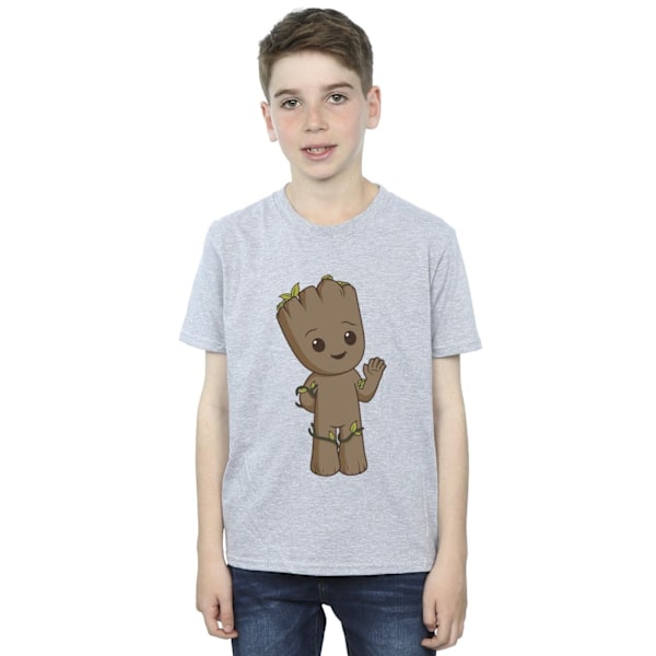 Marvel Boys I Am Groot Söt Groot T-shirt 9-11 år Sports Grå Sports Grey 9-11 Years