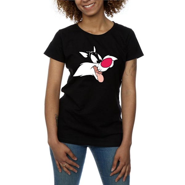 Looney Tunes Dam/Damer Sylvester Bomull T-shirt XXL Svart Black XXL