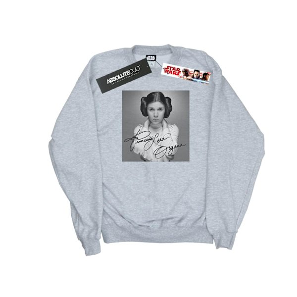 Star Wars Dam/Damer Princess Leia Organa Sweatshirt XXL Spo Sports Grey XXL