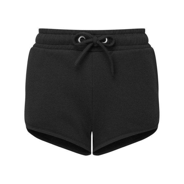 TriDri Dam/Dam Återvunna Retro Sweat Shorts 16 UK Svart Black 16 UK