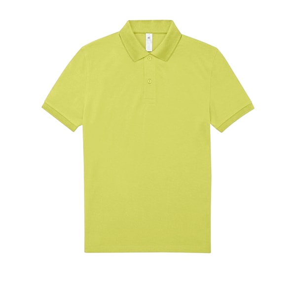 B&C Herr Polotröja M Pixel Lime Pixel Lime M