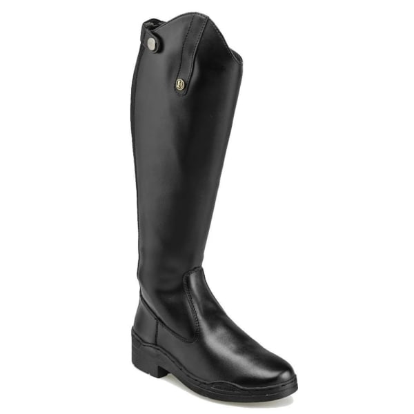 Brogini Adults Modena Synthetic Wide Long Boots 4.5 UK Black Black 4.5 UK