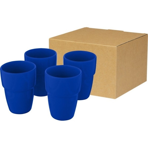 Bullet Staki Stapelbara Muggar (4-pack) Storlek Medium Blå Medium Blue One Size