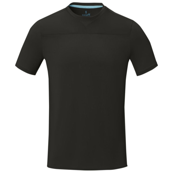 Elevate NXT Herr Borax Återvunnen Cool Fit Kortärmad T-shirt Solid Black XS