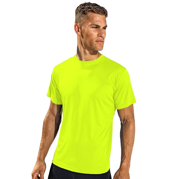 Tri Dri Herr Kortärmad Lättvikts Fitness T-Shirt L Svart Black L