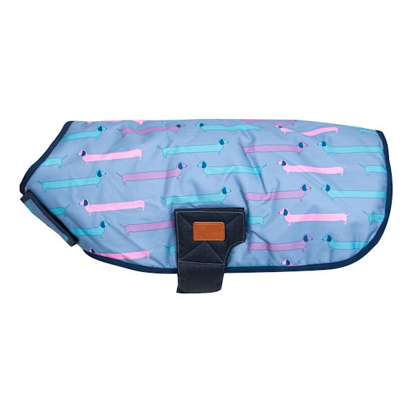 Benji & Flo Dorris The Dachshund Hundkappa S Riviera Blå/Marinblå Riviera Blue/Navy S