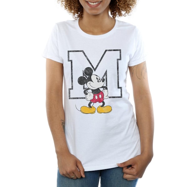 Disney Dam/Kvinnor Mickey Mouse Classic M Bomull T-shirt XXL White XXL