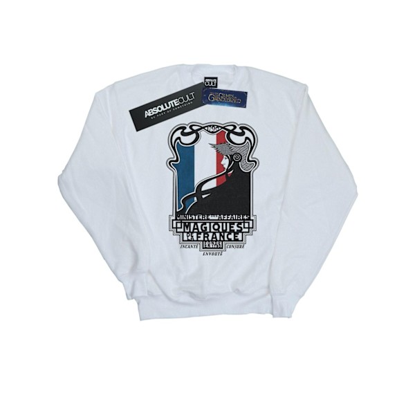 Fantastiska vidunder Män Magiques De La France Sweatshirt XL Vit White XL