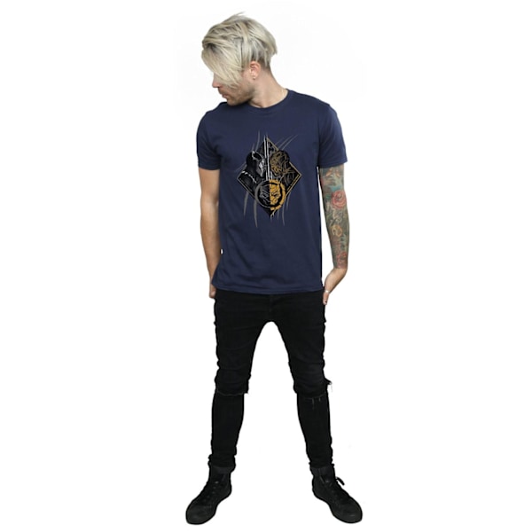 Marvel Herr Svart Panter Vs Killmonger T-Shirt XL Marinblå Navy Blue XL