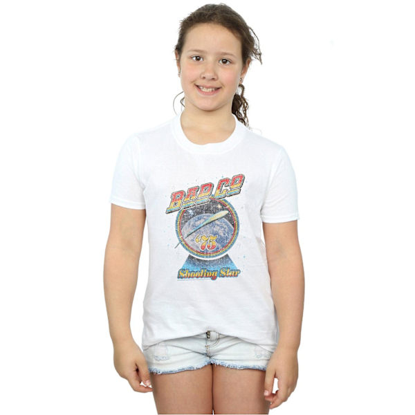 Bad Company Girls Shooting Star Bomulls T-shirt 7-8 År Vit White 7-8 Years