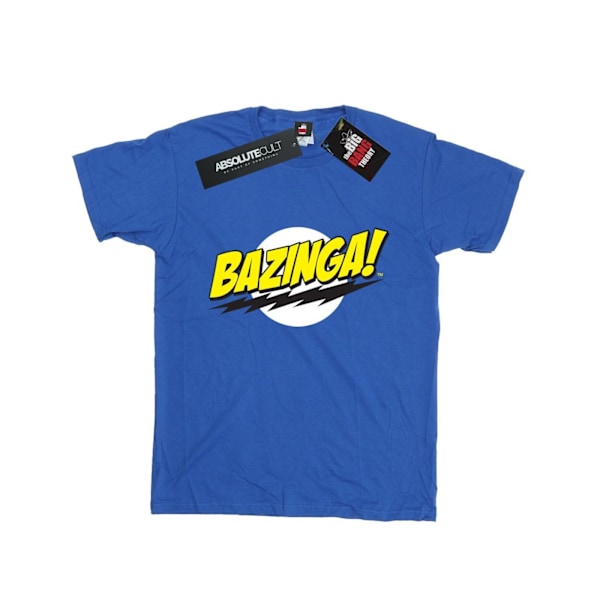 The Big Bang Theory Dam/Damer Bazinga Boyfriend T-shirt XL Royal Blue XL