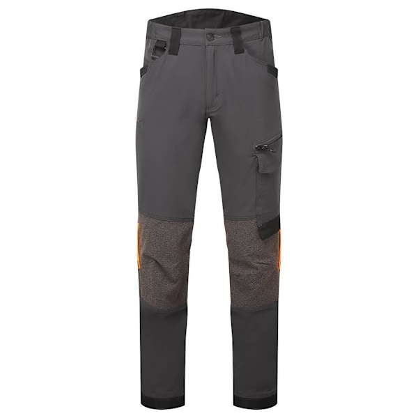 Portwest EV4 Stretch Arbetsbyxor för Män 41R Metallgrå Metal Grey 41R