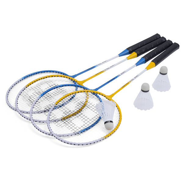 Baseline 4-personers badmintonset i en storlek, flerfärgad Multicoloured One Size
