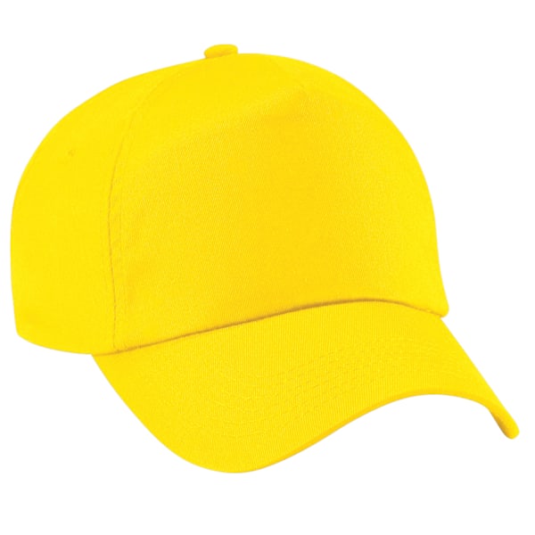 Beechfield Unisex Plain Original 5 Panel Baseball Cap One Size Yellow One Size