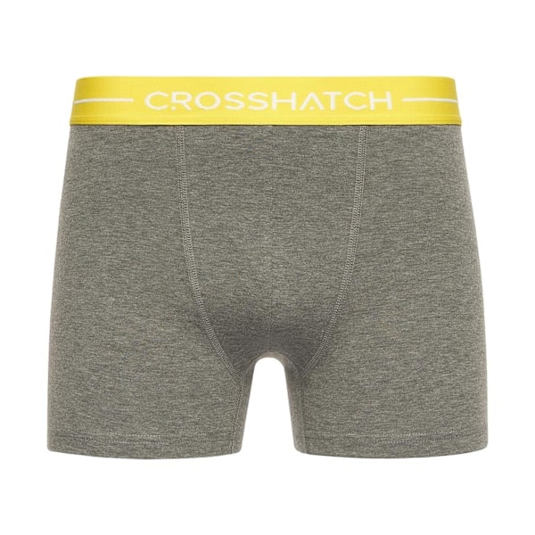 Crosshatch Mens Astral Bright Boxer Shorts (5-pack) L Charco Charcoal Marl L