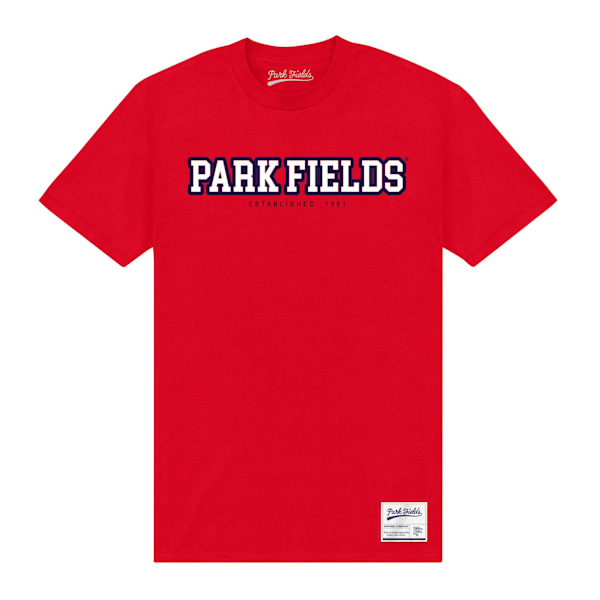 Park Fields Unisex Adult Established T-Shirt M Röd Red M