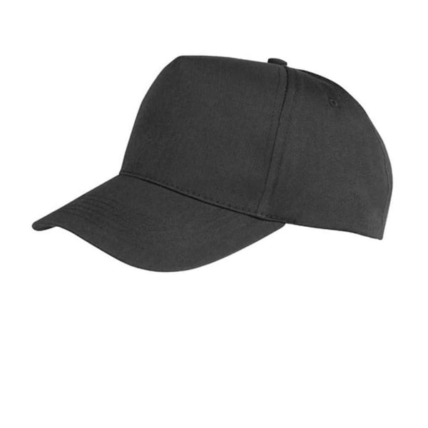 Result Boston 5 Panel Baseball Cap One Size Black Black One Size