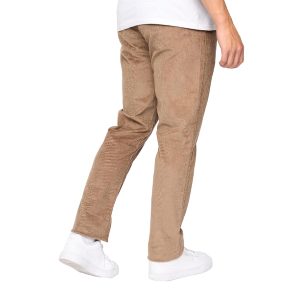 Crosshatch Herr Cordout Lösa Byxor 36S Kex Biscuit 36S