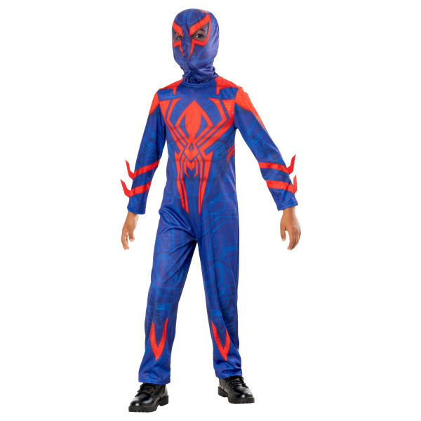 Spider-Man barn/barn 2099 kostym 9-10 år blå/röd Blue/Red 9-10 Years