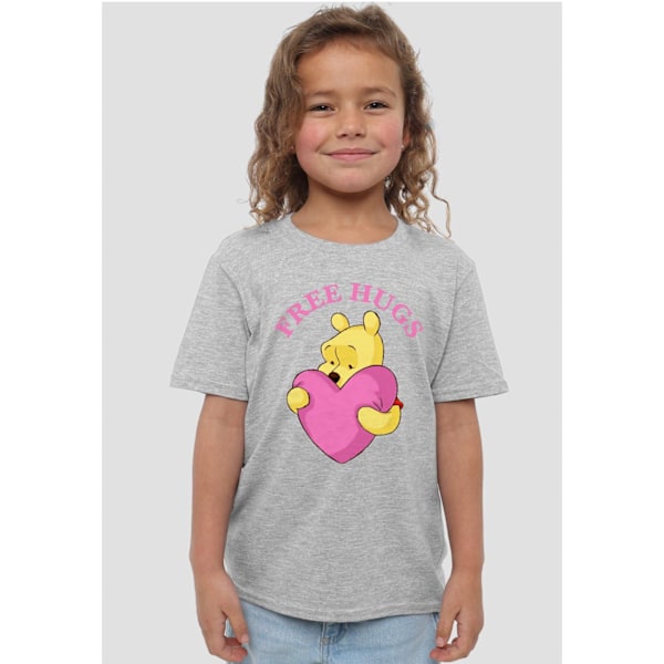 Nalle Puh Barn/Kids Kramar Alla Hjärtans Dag T-shirt Sport Heather 12-13 Years