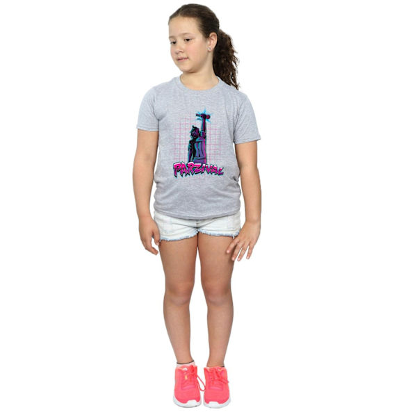 Ready Player One Flickor Parzival Key Bomull T-shirt 9-11 År S Sports Grey 9-11 Years