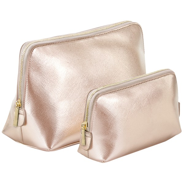 Bagbase Boutique Läderlook PU Toalettväska L Roséguld Rose Gold L