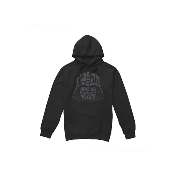 Star Wars Herr Darth Vader Text Huvudtröja M Svart Black M