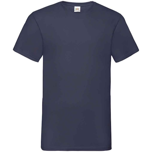 Fruit of the Loom Mens Value V-hals T-shirt M Deep Navy Deep Navy M