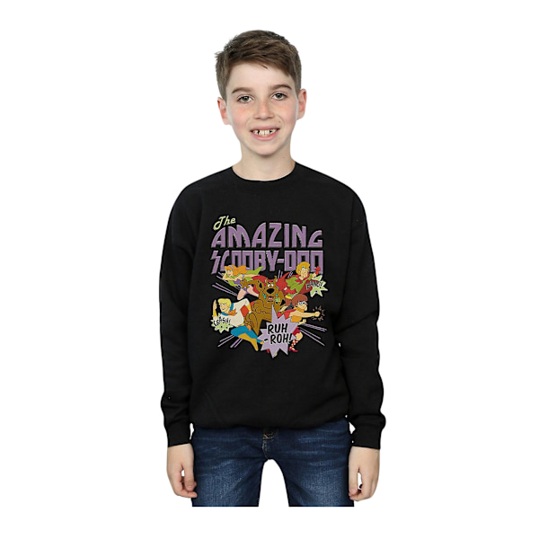 Scooby Doo Boys The Amazing Scooby Sweatshirt 7-8 år Svart Black 7-8 Years