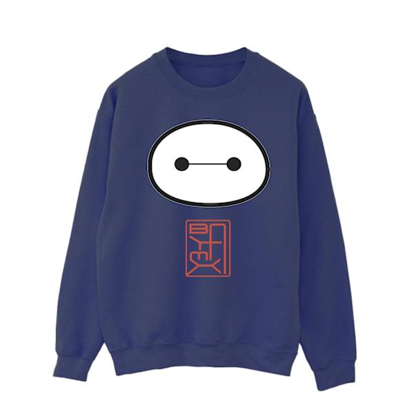 Disney Herr Big Hero 6 Baymax Icon Sweatshirt 4XL Marinblå Navy Blue 4XL