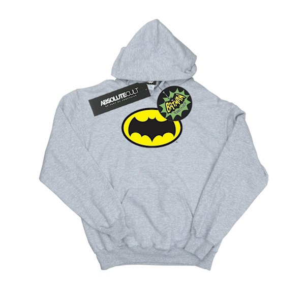 DC Comics Boys Batman TV-serie Logo Hoodie 9-11 år Sports G Sports Grey 9-11 Years
