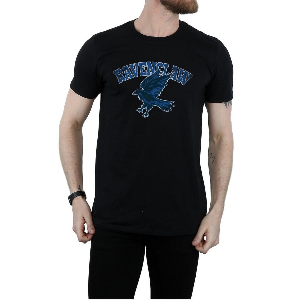 Harry Potter Mens Ravenclaw Cotton T-Shirt 3XL Svart Black 3XL