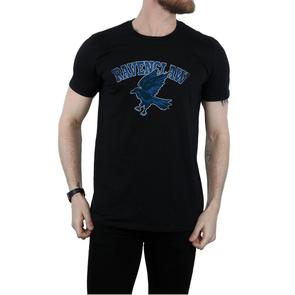 Harry Potter Mens Ravenclaw Cotton T-Shirt S Svart Black S