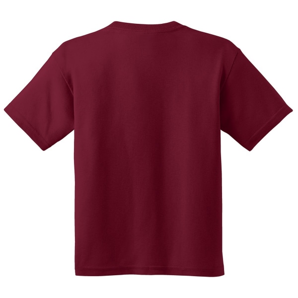 Gildan Youth Unisex T-shirt i kraftig bomull XS Cardinal Cardinal XS