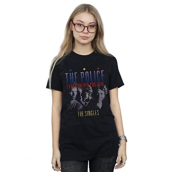 The Police Womens/Ladies Every Breath You Take Cotton Boyfriend Black 4XL