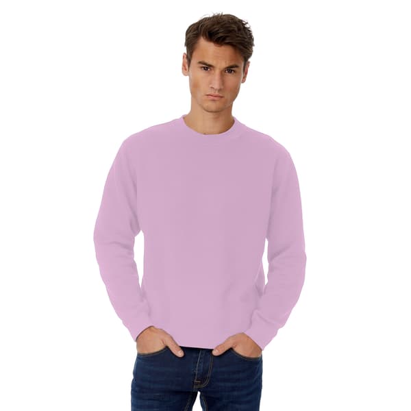 B&C Herrtröja med isydd ärm 2XL Candy Pink Candy Pink 2XL
