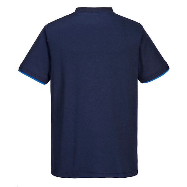 Portwest Herr Bomull Aktiv T-shirt S Marinblå/Kungsblå Navy/Royal Blue S
