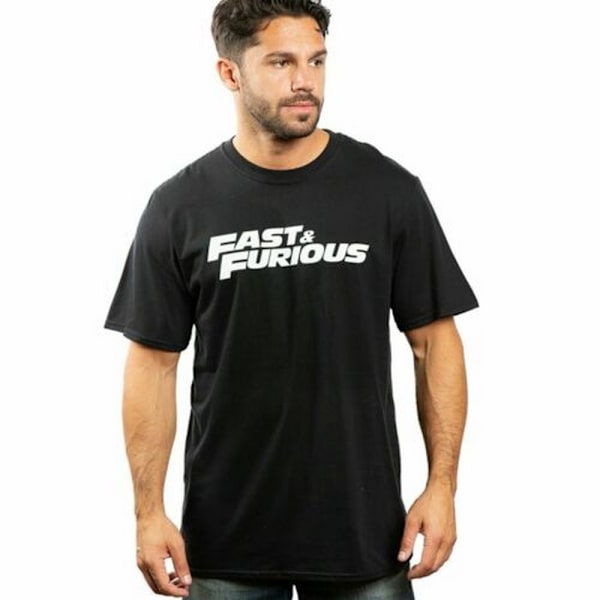 Fast & Furious Herr Logo T-Shirt XL Svart Black XL