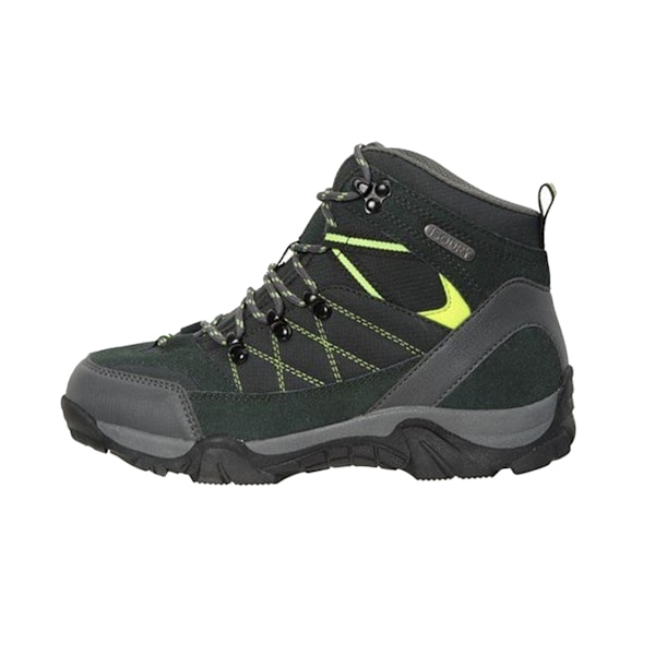 Mountain Warehouse Barn/Barn Trail Vandringskängor i Mocka 3 U Lime 3 UK