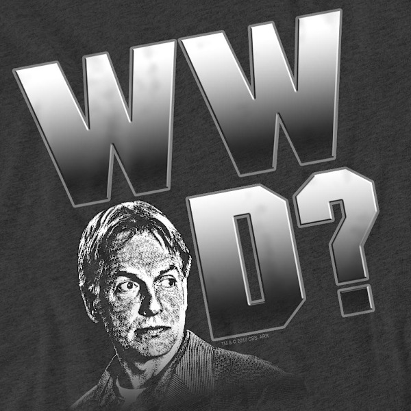 NCIS Unisex Vuxen What Would Gibbs Do T-Shirt XXL Kolgrå Charcoal XXL