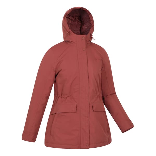 Mountain Warehouse Dam/Dam Maple Vattentät Vadderad Jacka Rust 8 UK
