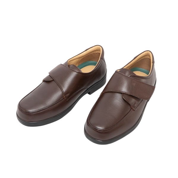 Roamers herr extra bred passform touch-fäste casual skor 9 Brown 9 UK