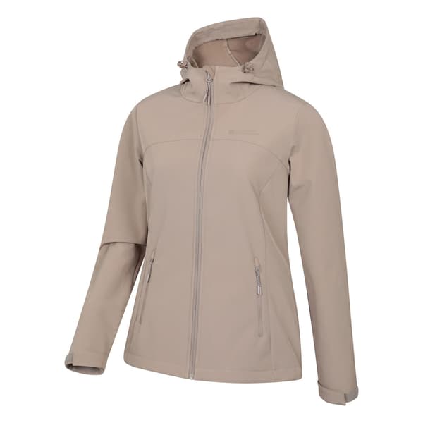 Mountain Warehouse Dam/Dam Exodus Vattenavvisande Soft Shell Dark Beige 14 UK