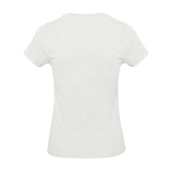 Kariban Dam/Dam Feminin Passform Kortärmad V-ringad T-shirt White 2XL