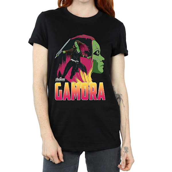 Avengers Infinity War Dam T-shirt i bomull för kvinnor/damer Black XL