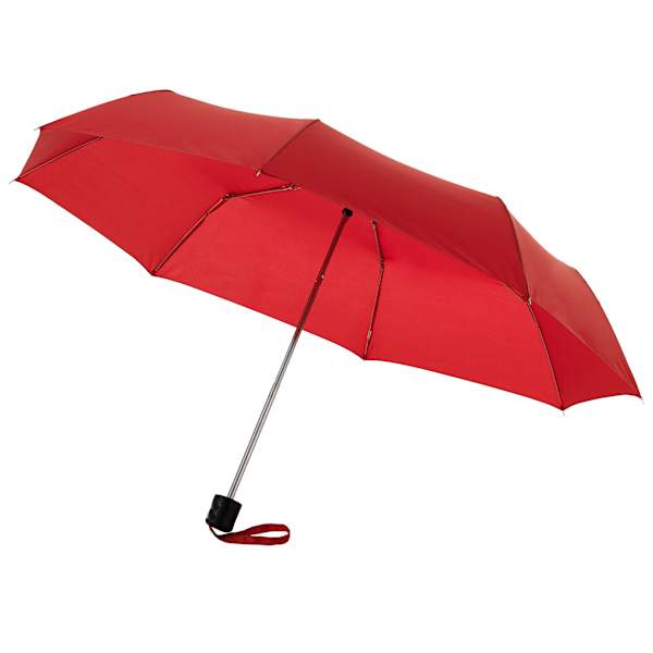 Bullet 21,5 tum Ida 3-sektions paraply (2-pack) 24 x 97 cm röd Red 24 x 97 cm