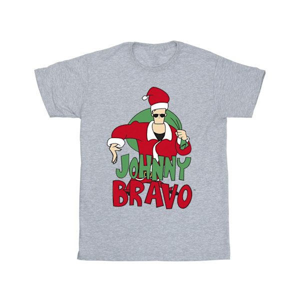 Johnny Bravo Girls Johnny Christmas Bomull T-shirt 5-6 år Sp Sports Grey 5-6 Years